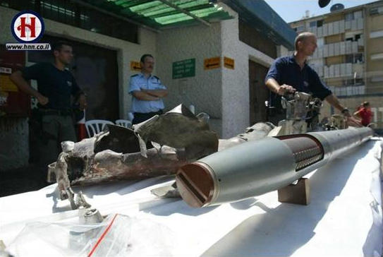 Grad-type Katyusha rocket. (www.hnn.co.il)